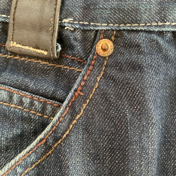 Mens Armani Exchange Dark Wash Denim Blue Jeans 32 by 30 - Picture 12 of 13